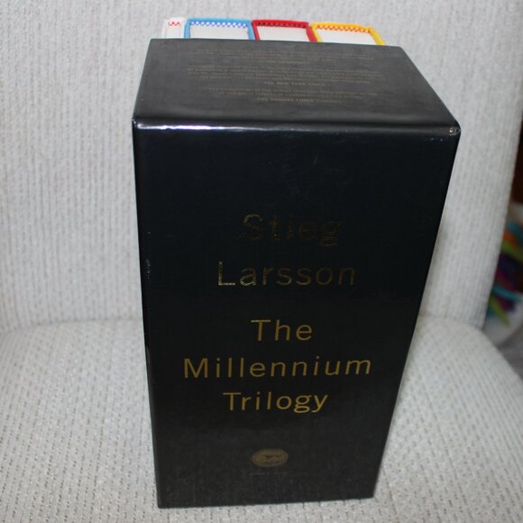 3/$88❤️unread Stieg Larsson's Millennium Trilogy Deluxe hardcover book set box - Picture 13 of 16